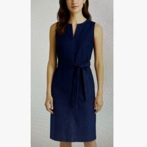 Banana Republic Dark Blue Denim Dress